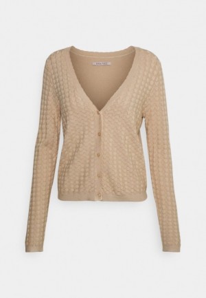 Kardigan Anna Field Cardigan Damske Béžové | 052-XISFCA