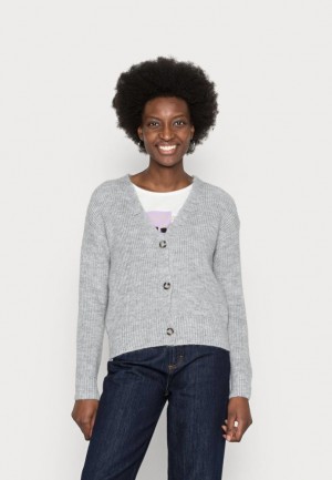 Kardigan Anna Field Cardigan Damske Svetlo Siva | 247-IJQXTO