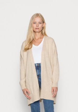 Kardigan Anna Field Open Vlna Blend Cardigan Cardigan Damske Hnede | 132-XELVFR