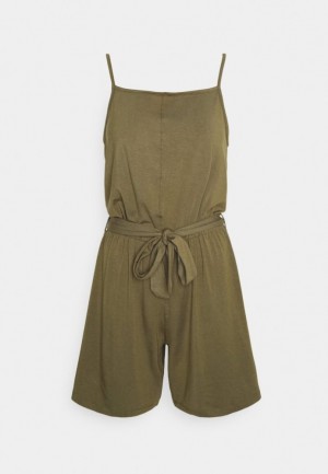Kombineza Anna Field Jumpsuit Damske Hnedožltý | 521-TGXUAK