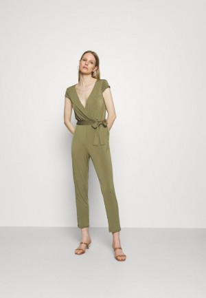 Kombineza Anna Field Jumpsuit Damske Hnedožltý | 830-PFLTMH