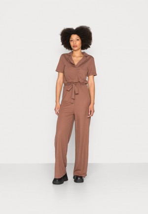 Kombineza Anna Field Jumpsuit Damske Hnede | 639-OUZTXN