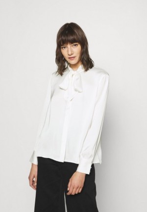 Kosela Anna Field Blouse Damske Biele | 013-AUPDRS