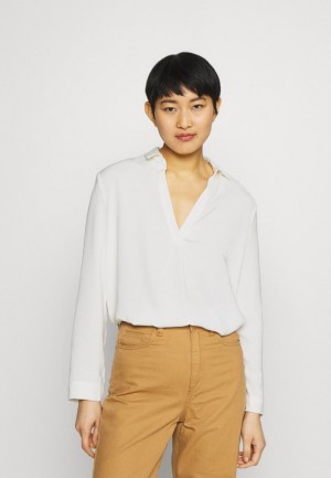 Kosela Anna Field Blouse Damske Biele | 185-IOAGLN