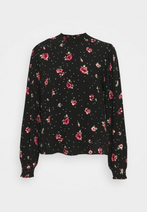 Kosela Anna Field Blouse Damske Čierne | 174-CFGXBK