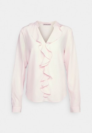 Kosela Anna Field Blouse With Frontal Volant Blouse Damske Ruzove | 732-DRPBKH