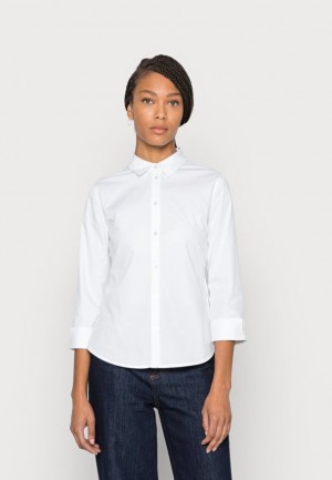 Kosela Anna Field Button Down Blouse Damske Biele | 608-NOYBMX