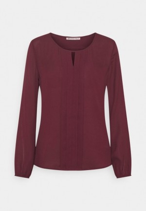 Kosela Anna Field Long Sleeved Top Damske Bordove | 927-JTRMAQ