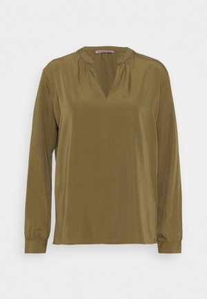Kosela Anna Field Long Sleeved Top Damske Hnedožltý | 281-KNYRFA