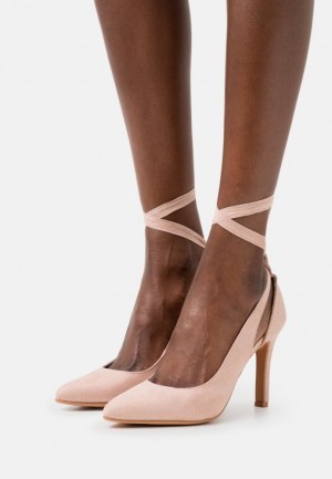 Lodicky Anna Field Cipkovane Up Heels Damske Svetlo Ruzove | 231-SLEVHO