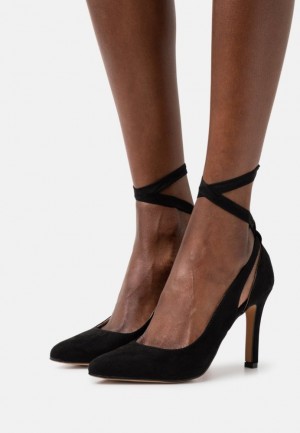 Lodicky Anna Field Cipkovane Up Heels Damske Čierne | 703-UTDVSB