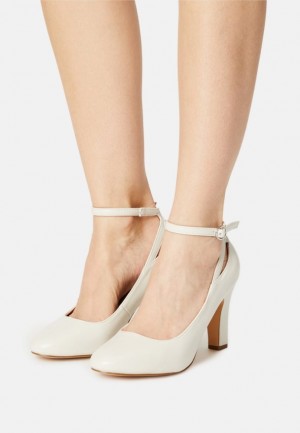 Lodicky Anna Field High Heels Damske Biele | 063-YIZULS