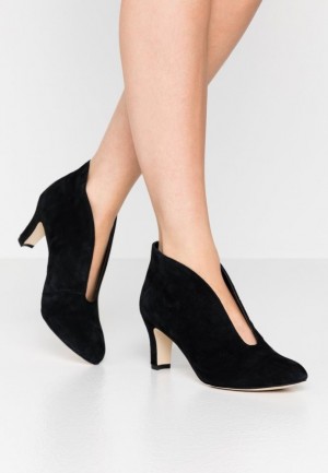Lodicky Anna Field Kozene Ankle Boots Damske Čierne | 942-SRBDNI