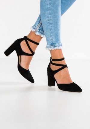 Lodicky Anna Field Kozene High Heels Damske Čierne | 398-BGONKV