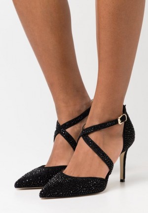 Lodicky Anna Field Kozene High Heels Damske Čierne | 394-FDTSAW