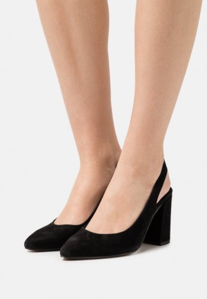 Lodicky Anna Field Kozene Klasické Heels Damske Čierne | 685-HORFMD