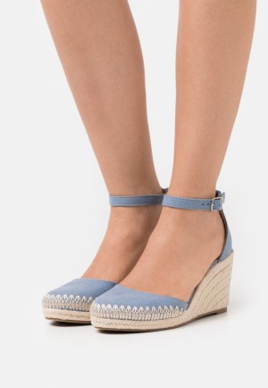 Lodicky Anna Field Platforme Heels Damske Svetlo Modre | 725-BMRSCA