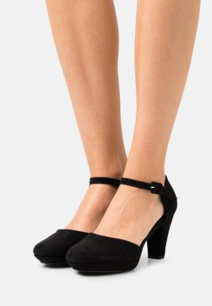 Lodicky Anna Field Platforme Heels Damske Čierne | 631-SEMHDX