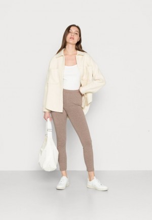 Nohavice Anna Field 2 Pack Leggings Trousers Damske Čierne | 487-CXLQMZ