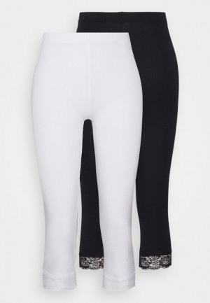 Nohavice Anna Field 2 Pack Leggings Trousers Damske Čierne | 186-QWBMRO