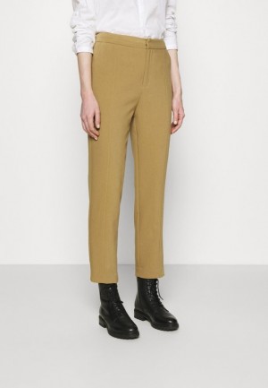 Nohavice Anna Field Basic Business Pant Slim Leg Trousers Damske Hnede | 312-QXDTHL