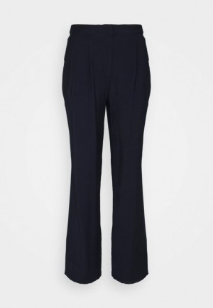 Nohavice Anna Field Business Pants Trousers Damske Tmavo Modre | 308-EXYQLB