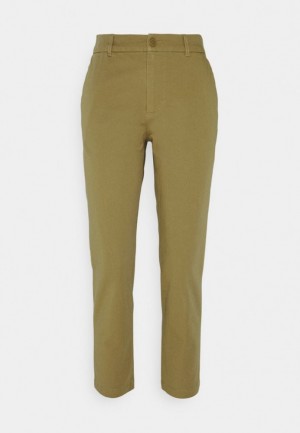 Nohavice Anna Field Chinos Damske Hnede | 418-CFMJUV