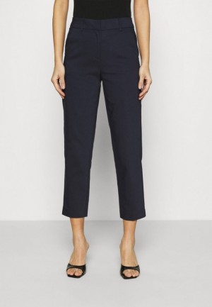 Nohavice Anna Field Chinos Damske Tmavo Modre | 164-TGYEAM