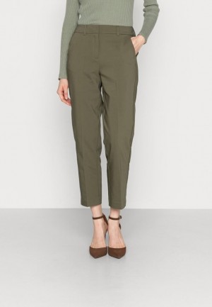 Nohavice Anna Field Chinos Damske Tmavo Zelene | 103-RBSNAU