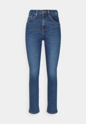 Nohavice Anna Field Jeans Vychudnutý Fit Damske Modre | 135-AVJTLY