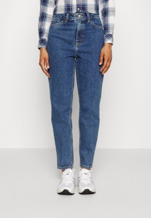Nohavice Anna Field Jeans Vychudnutý Fit Damske Modre | 128-BIXYET
