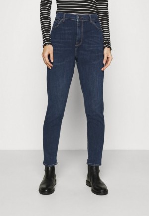 Nohavice Anna Field Jeans Vychudnutý Fit Damske Modre | 956-DFWRHZ