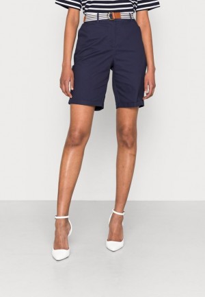 Nohavice Anna Field Shorts Damske Tmavo Modre | 258-RGDCZE