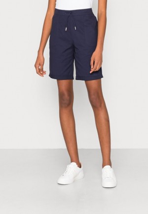 Nohavice Anna Field Shorts Damske Tmavo Modre | 601-DXYULG