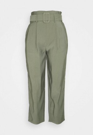 Nohavice Anna Field Smart Pant With Belt Trousers Damske Hnedožltý | 485-VWNAJO