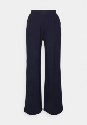 Nohavice Anna Field Trousers Damske Tmavo Modre | 396-IHUWPR