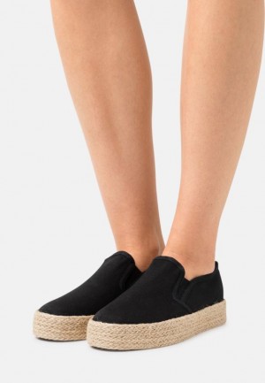 Nízke Topánky Anna Field Espadrilles Damske Čierne | 605-FDUETO