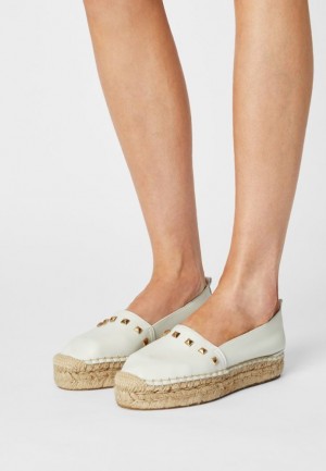 Nízke Topánky Anna Field Kozene Espadrilles Damske Biele | 627-PZRXWJ