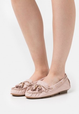 Nízke Topánky Anna Field Kozene Moccasins Damske Ruzove | 365-QCIMPL