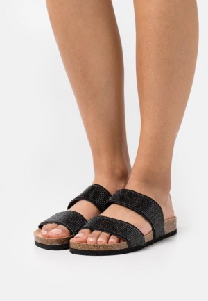 Papuce Anna Field Pohodlie Slippers Damske Čierne | 831-LCKZVX