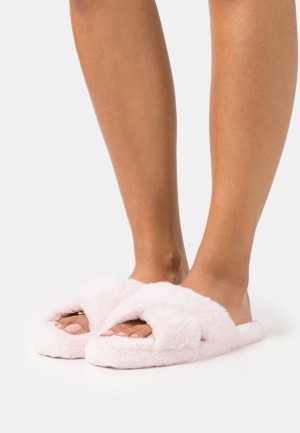 Papuce Anna Field Slippers Damske Ruzove | 910-YVXZQF