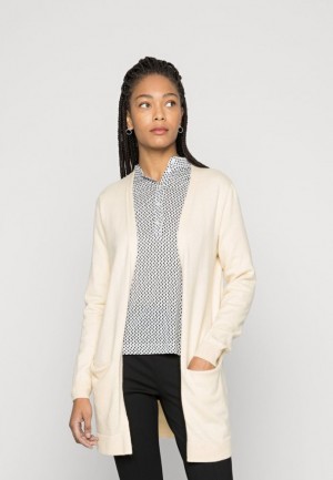 Pulover Anna Field Cardigan Damske Béžové | 574-JSHOKF