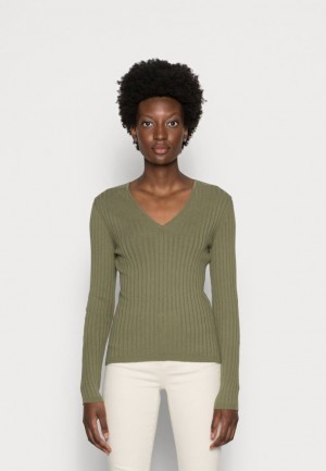 Pulover Anna Field Jumper Damske Hnedožltý | 430-ELGXKT