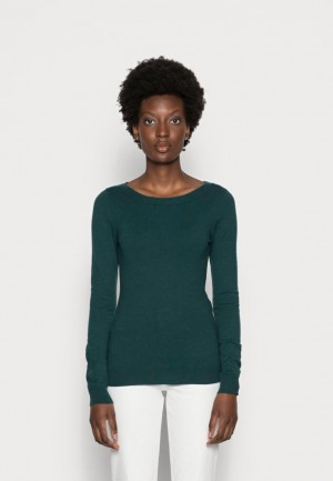Pulover Anna Field Jumper Damske Tmavo Zelene | 741-GTMFNB