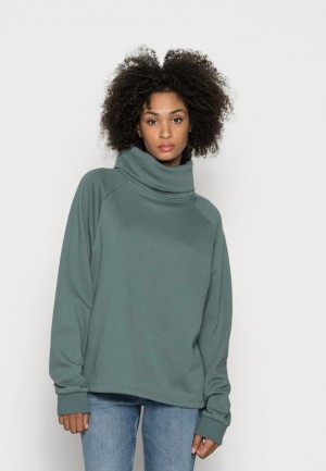 Pulover Anna Field Loose Roll Neck Sweatshirt Sweatshirt Damske Zelene | 297-UXREAB