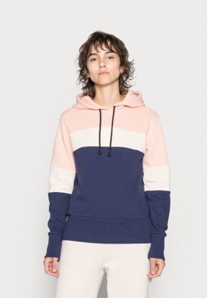 Pulover Anna Field S Kapucňou Sweatshirt Hoodie Blue Red Pink Damske Tmavo Modre | 831-MZUYQN