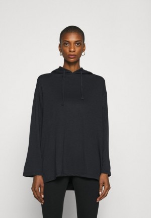 Pulover Anna Field Siroke Topanky Sleeve Long Hoodie Lahke Damske Čierne | 237-OWHFCS