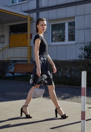 Sandale Anna Field High Na Podpatku Sandals Damske Čierne | 439-CVENZL