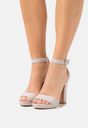 Sandale Anna Field High Na Podpatku Sandals Damske Svetlo Siva | 693-HJBRYD