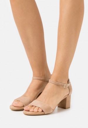Sandale Anna Field Kozene Pohodlie Sandals Damske Béžové | 175-BKNREC